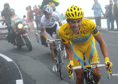 Contador leads